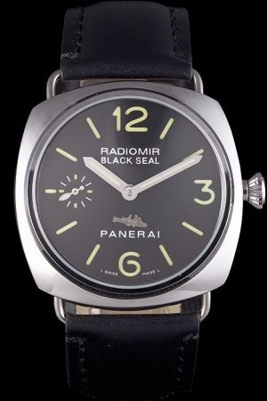 Panerai PAM00380 Radiomir Black Seal Logo Acciaio 45MM Small Seconds Men's Watch PN006