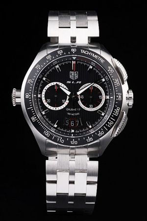 Tag Heuer SLR Black Tachymetre Bezel Black Dial Stainless Steel Auto Watch CAG2010.BA0254