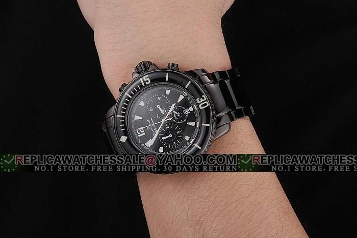 Blancpain 50 Fathoms Flyback Chronograph Black Dial Black PVD