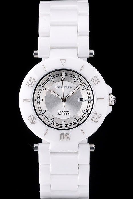 cartier watch white