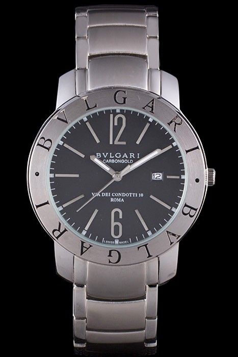 42mm Black Dial Stainless Steel 